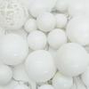 Christmas Ornament Set with 150 LEDs 61 pcs White Plastic