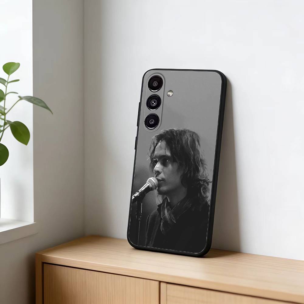 V-Ville Valo Finnish vocalist Phone Case For Samsung Galaxy A20,21s,22,31,32,52,53,72,73,80,91 Soft Black Shell