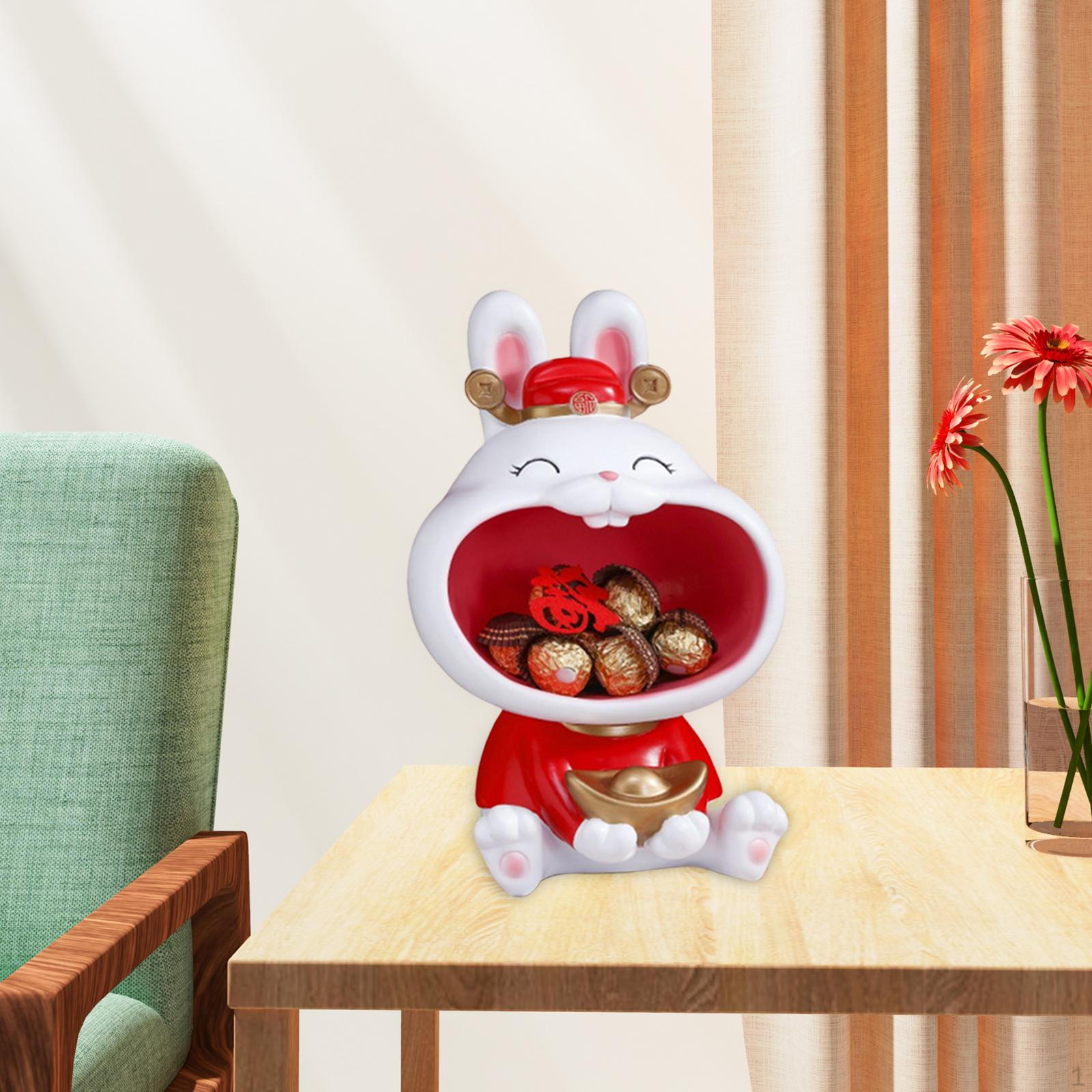 

Statue Art Figurines Decoration Crafts Storage Container for Desktop Chains Style A