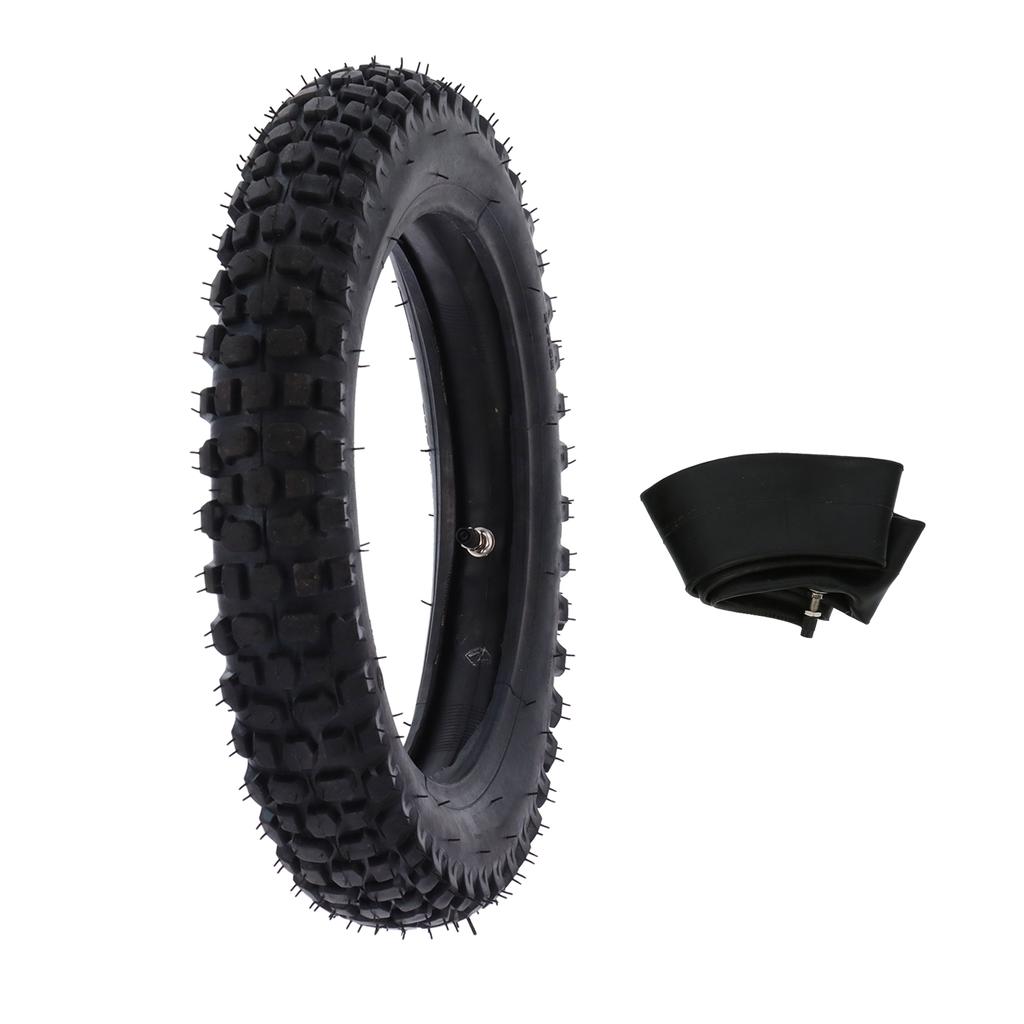 3.00‑12 (80 100‑12) Tire Inner Tube Combo Set for Knobby Pit Motocross Dirt Bike Off Road