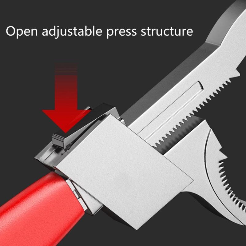 Adjustable Faucet Wrench for Tight Space Under Sink Wrench Faucet Tool Multifunctional Sink Plumbers Wrench for Bathroom