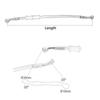 100mm-5000mm10mm Banjo Motorcycle Hydraulic Brake Hose Line Cable for motorcycle Universal Racing Bike Brake ATV Clutch Oil Pipe