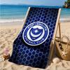 Asciugamano da Spiaggia in Microfibra con Stemma FC Ports, Morbido e Assorbente, Asciugatura Rapida, Ideale per Viaggi Estivi, Essenziale per la Spiaggia, Piscina