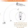 Hydraulic Brake Bleeder Tool Lockable Automotive Brake Fluid Bleeder Bleeding Hose With Non Return One Way Check Valve