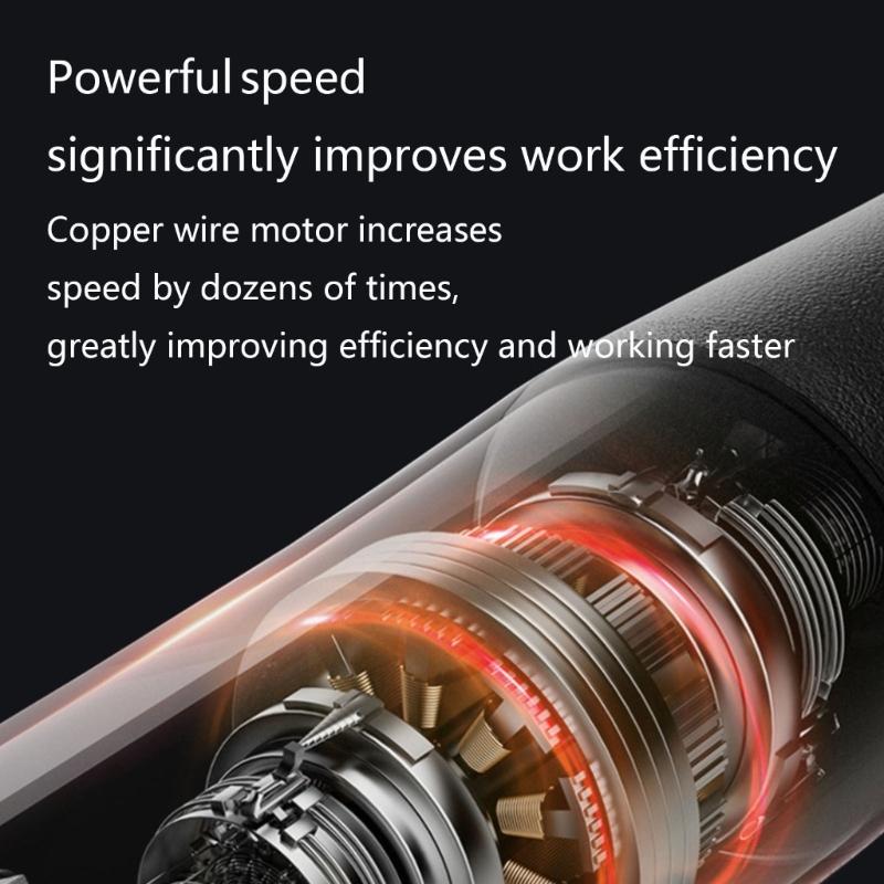 Handheld Electric Sander Powerful Speed Grinder for Precise Polishing Light Weight Design for Wood & Metal Crafting