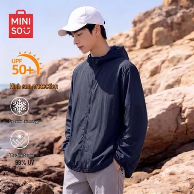 Leichte Kapuzen-Sonnenschutzjacke für Herren