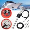 52mm Fuel Level Gauge 0-190 Ohm Fuel Level Sensor For Marine Car Boat Yacht Fuel Tank Indicator 7 Color Backlight 12V 24V