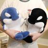 Kawaii Killer Whale Plush Toys Stuffed Orcinus Orca Fish Doll Marine Life Shark Cartoon Soft Sleep Pillow Kids Girls Baby Gifts
