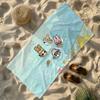 Cartoon Kawaii L-Lipufriends Towel Soft Lightweight Anti-Sand Large Beach Towel Quick-Drying Bath Sports Family