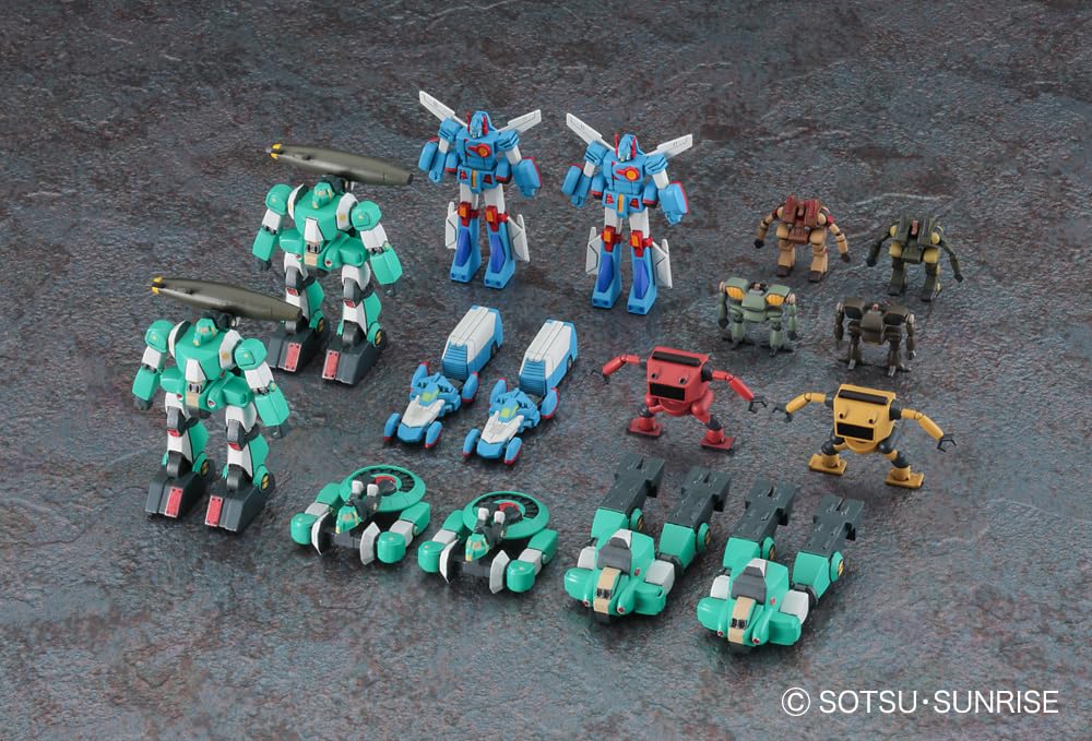 Hasegawa Combat Mecha Xabungle Second Generation Iron Gear Scale Plastic Model 64813 1/500 (Robot)
