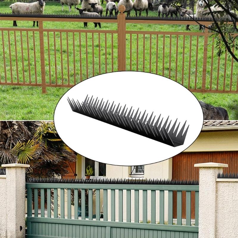 6 Pezzi Punte Metalliche da Muro per Recinzioni di Sicurezza Design Anti-Arrampicata per Casa e Giardino Protezioni per Tetti e Muri
