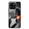 Glass Back Cover For Honor X8c Case X 8 c Soft Bumper Hard Tempered Glass Case For Honor X8c 4G Case HonorX8c X8 c X 8c 6.7" Bag