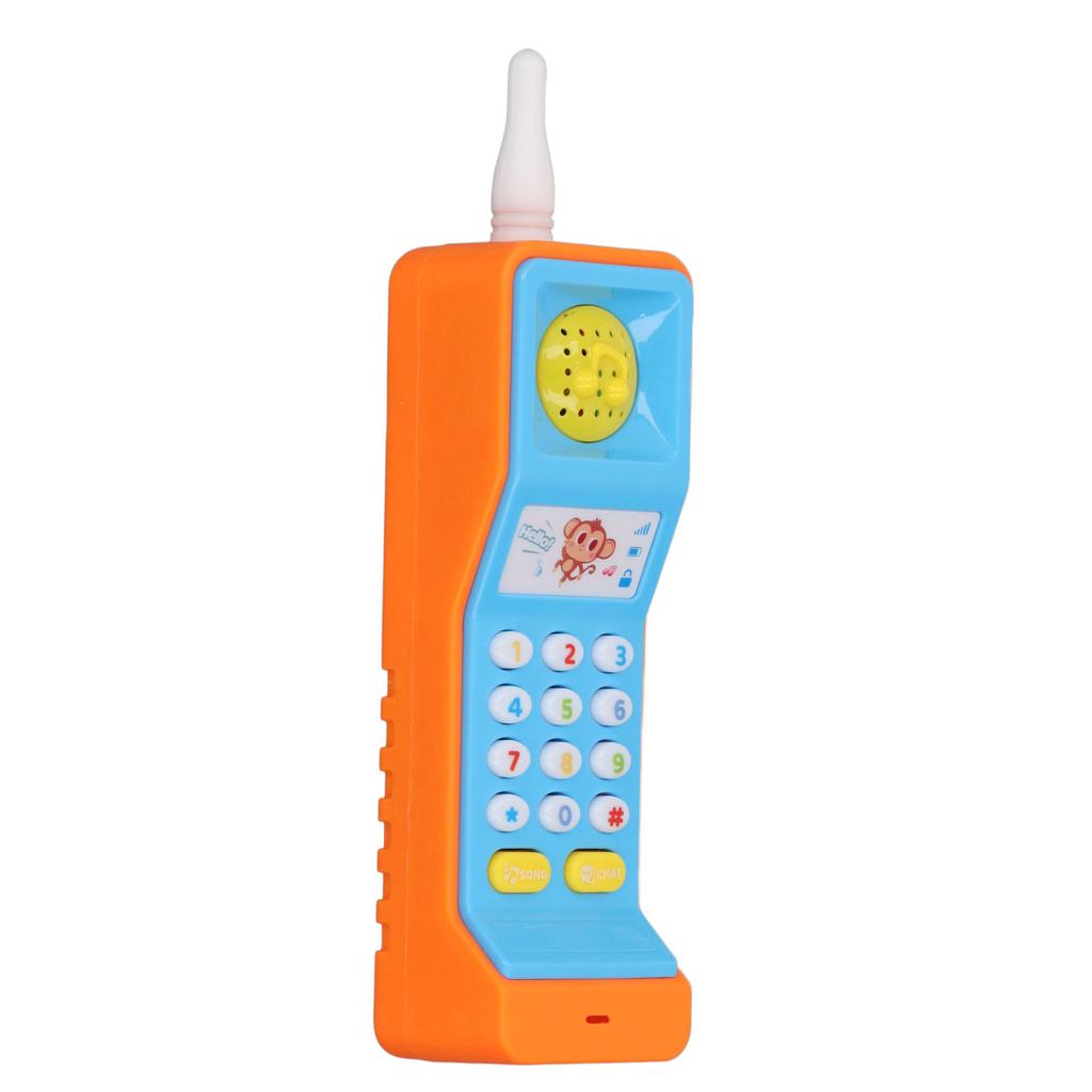 Baby Cell Phone Toy Educational Musical Toy Simulation Retro Light Up Learning Play Cell Phone for B