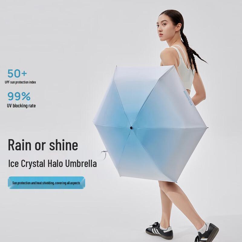 

VVC 5-Fold UPF50+ UV Protection Sun and Rain Umbrella