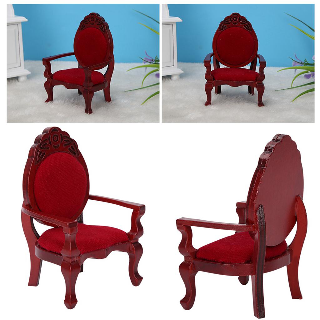 Vintage  ature Chair Antique   Chair Retro Small Chair for   Wooden Dining Carved for 1Celsius12   1Celsius12 Scale