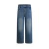 Navigare Men's Vintage Washed Loose-Fit Straight-Leg Jeans