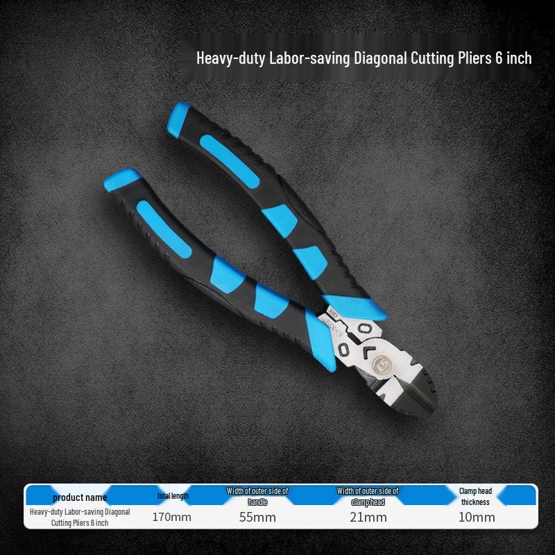 Industrial Grade Multi-Function Needle-Nose Pliers for Electricians - Wire Stripping, Labor-Saving, Steel Wire Cutting