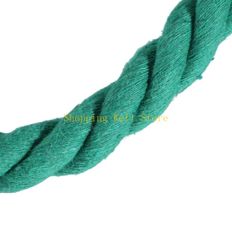 KX4B Bird Rope Swing Toy Cage Hanging Chewing Perch Toy Bird Grinding Standing Toy