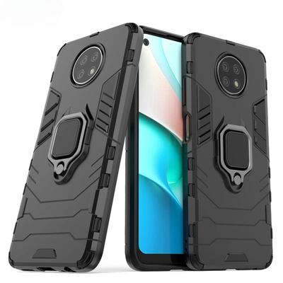 Voor Xiaomi Redmi Note 9T 5G Hoesje Armor PC Magnetische Zuignap Stand Volledige Dekking Voor Redmi Note 9T Hoesje Voor Redmi Note 11 Pro Plus 5G