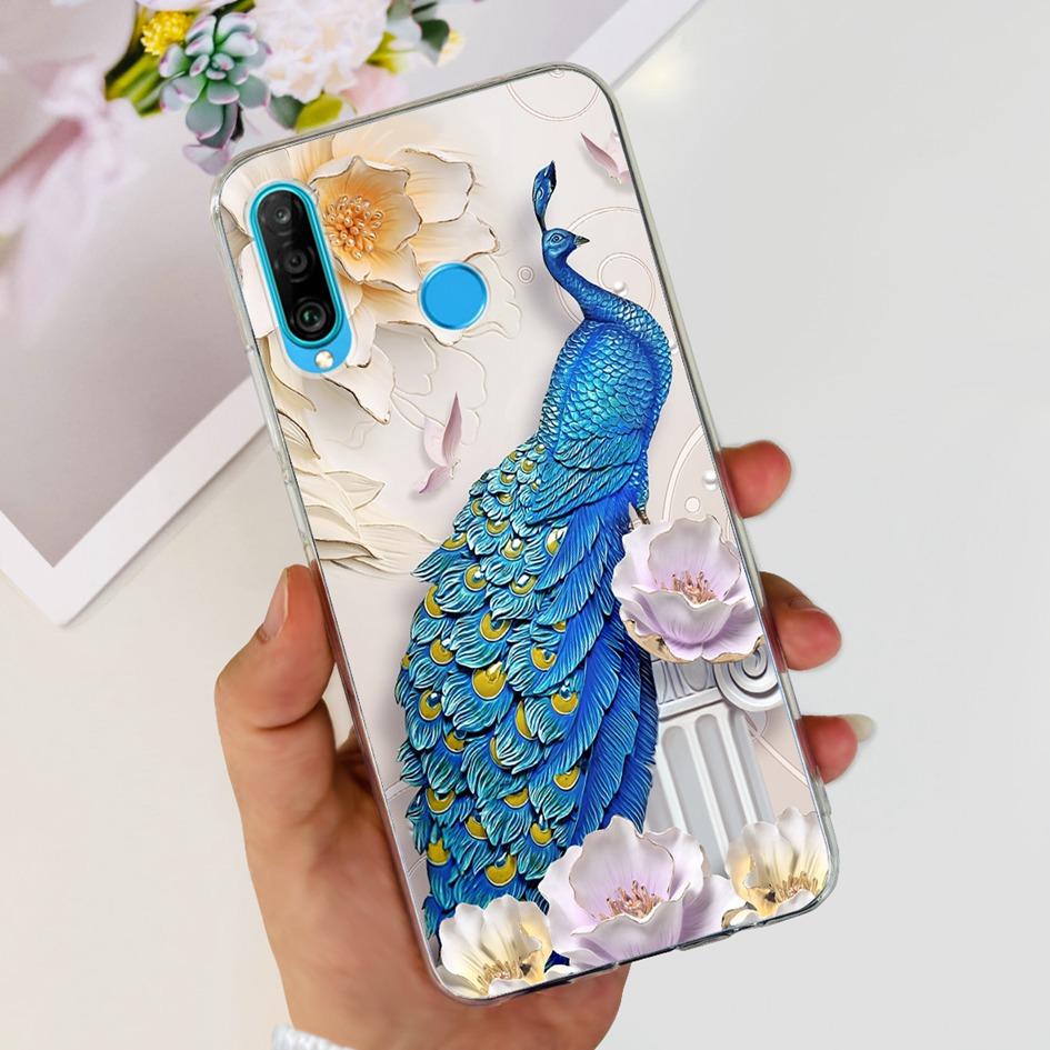 For Huawei P30 Lite Case MAR-LX1M MAR-L21A MAR-LX1A Cute Astronaut Cover Clear Silicone Bumper For Huawei P30 Pro Lite P 30 Capa