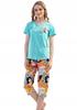Women's Pajamas Vienetta Cotton L 40 42 3/4 Pants