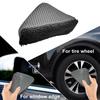 DXNQ 2pcs Car Tire Shine Applicator Pads Reusable Triangle Sponge Wheel Shine Applicator Tire