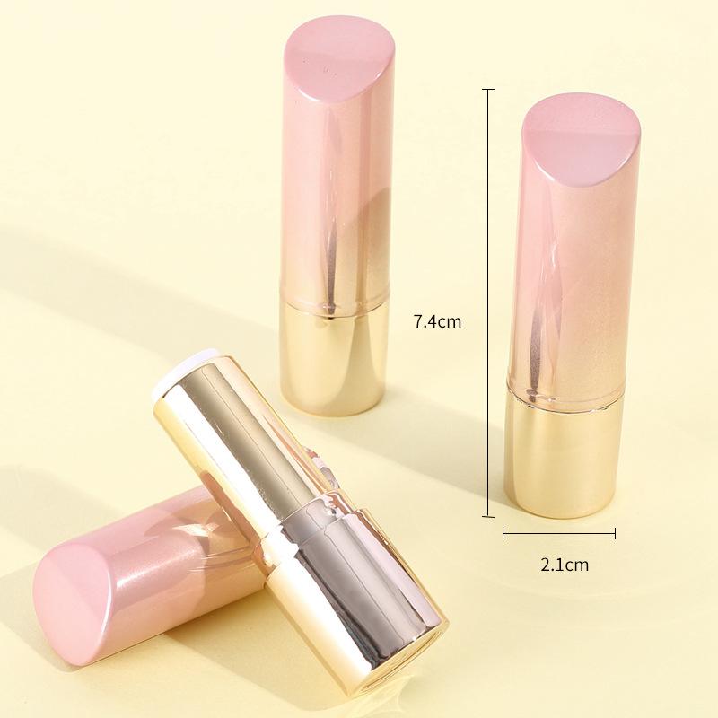 

1Pc 12.1mm round Empty Lipstick Bottles Lip Balm Tubes Cosmetic Containers for Lip Gloss And Lipstick рожевий