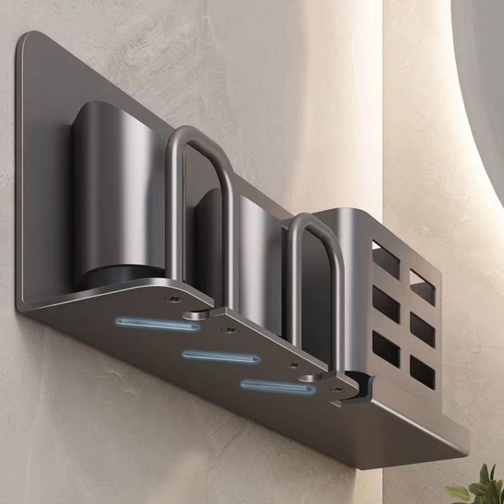 Samolepicí úložný stojan na zubní pastu Vodotěsný závěsný držák na zubní kartáčky Toaletní potřeby