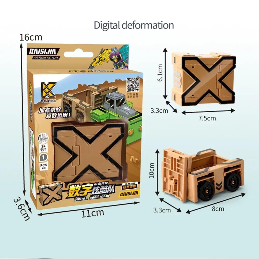 

Цифровые Номера Боты Развивающие Игрушки Транспорт Танк Воин Деформация Фигурки Трансформация Робот Для Детей