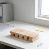 10Pcs Wooden Stamp Set DIY Carving Seal for Craft Scrapbook Invitation Cards Letters Planner Journal Decoration Tool