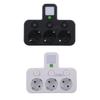 Independent Switch EU Plug Outlet Wall Mounted Power Strip Portable Wall Power Socket  Office Use