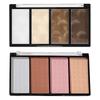 4 Color Contour Makeup Palette Blusher Plate Highlight Powder Bronzer Powder Shadow Kit Nose U8C6
