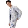 Levis Simple Comfortable Versatile Casual Washed Denim Jacket Men jackets Blue White 0016W-0002
