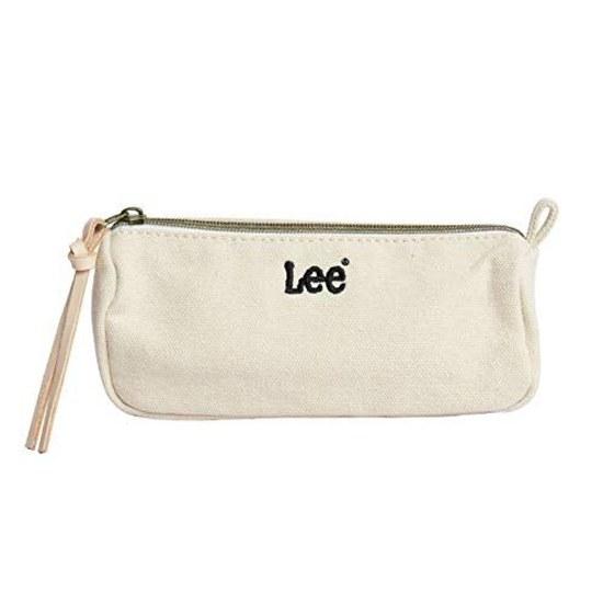 Lee pouch large capacity stylish multi cosmetic pen case denim cute stationery pencil box logo mini small lightweight