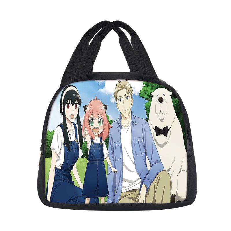 SPY × FAMILY lunchtas veelzijdig cartoon grote capaciteit nieuw item, beste cadeau voor jongens en meisjes op schoolverjaardagen