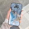 Poco X3 Pro Pocox3 NFC Case Luxury Glitter Gold Foil Ocean Marble Silicone Soft Phone Cover For Xiaomi Poco X3 X5 X6 Pro Shell