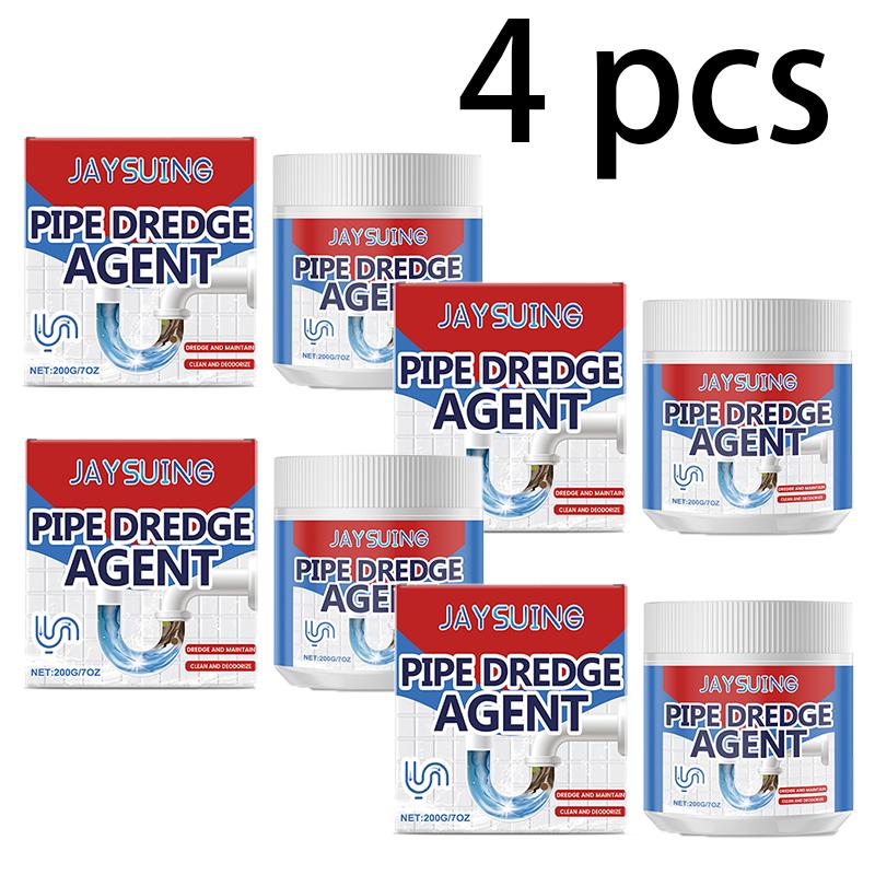 Pipe Unclogging Agent Sink Drain Kitchen Toilet Pipe Cleaning Dissolving Anti-Blocking Unclogging Powder