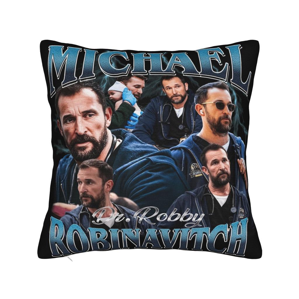 The Pitt Pillow Cover Merch Printed Cushion Cover Gift Dr. Jack Dr. Robby Pillow Case Cover Car Multi-Size