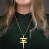 Geometric Necklaces Ornament with Flash Pendant Dainty Clavicle Chain Adornment