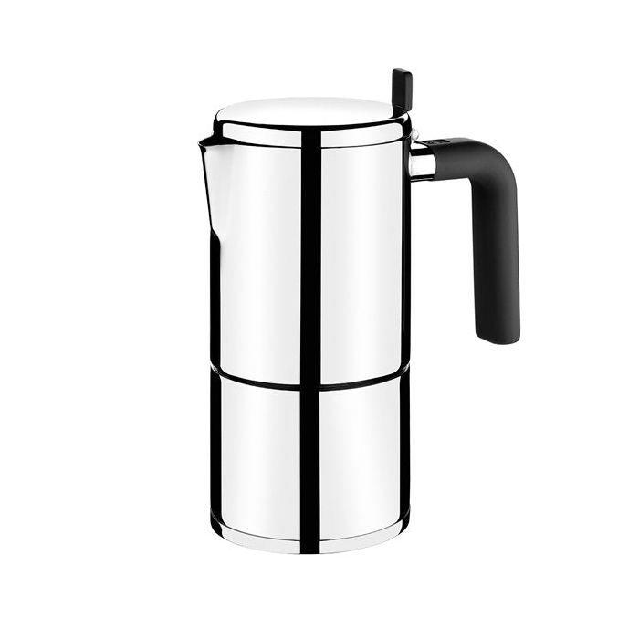 Cafetière Italienne - BRA - Bali - Inox 18/10 - 6 Tasses - Compatible Induction