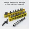 MultiPurpose 12pc Screwdriver Bit Kit With 55mm Extension Rod Storage Rack For Hard To Reach Areas Workshop Essential