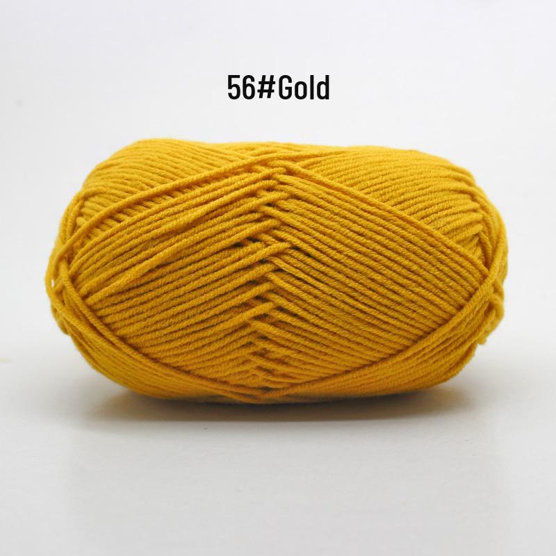 Medium Thick Handmade Cotton Baby Yarn for Knitting, Crochet, and DIY Projects