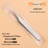 Eyelash Curler & Tweezers Set: Gold Feather Design for False Lashes and Extensions