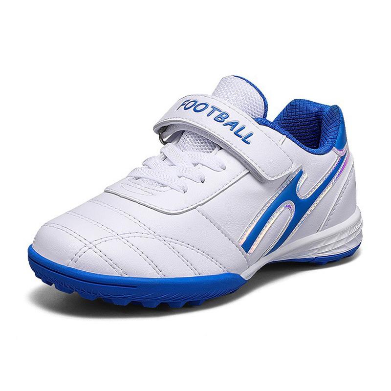 2025 Size 31-40 Hook Loop Fastener Football Shoes Outdoor Grass Training Football Shoes Professional Anti Slip Lightweight