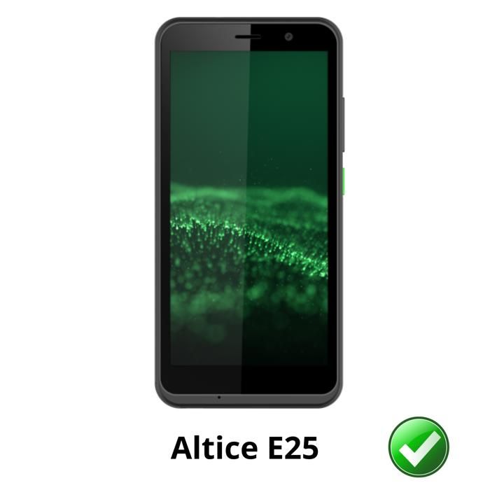 Displayschutz - Phonillico - Altice E25 - 2er-Pack - Ultradünn - Sehr kratzfest