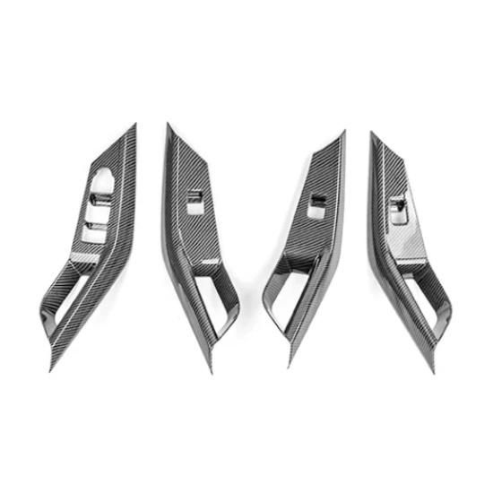 

For Chevrolet Equinox 2025 2026 Carbon Fiber Window Button Frame Cover Trim Automotive Interior Accessories LHD LHD For Carbon