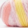 5 balls of raw wool yarn, Cashmere Baby Print, medium weight, 40g (116m), 50% acrylic, 50% nylon, microfiber, 103. Green