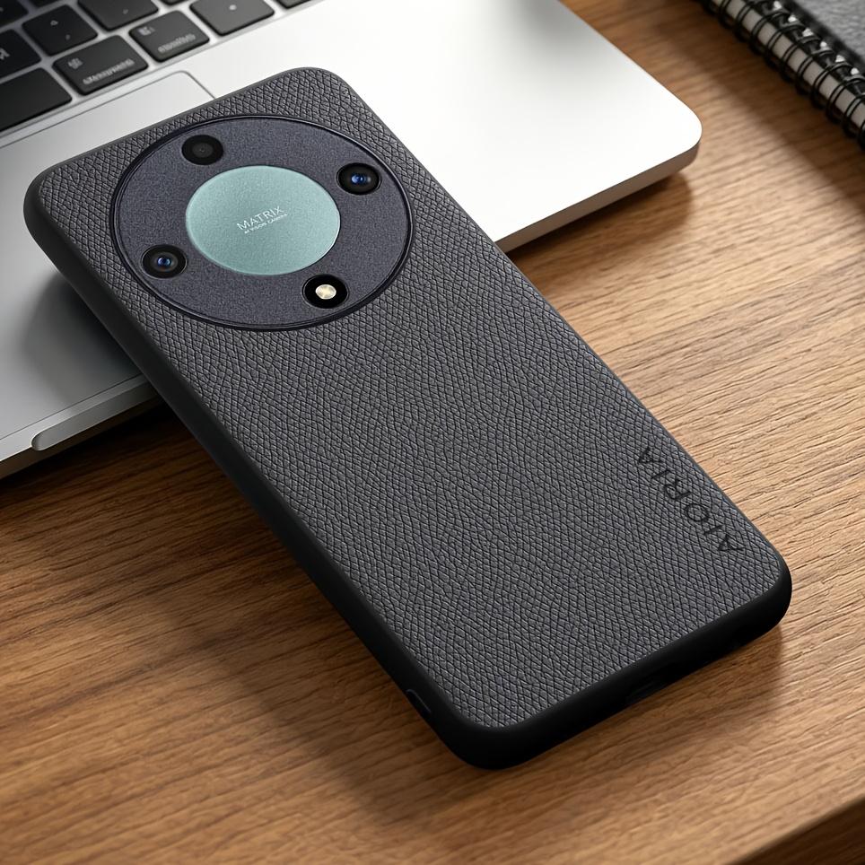 Phone Case - for Honor X9A X9B X9D X9C Smart Case Easy Business Style Premium Faux Leather Stylish Phone Case