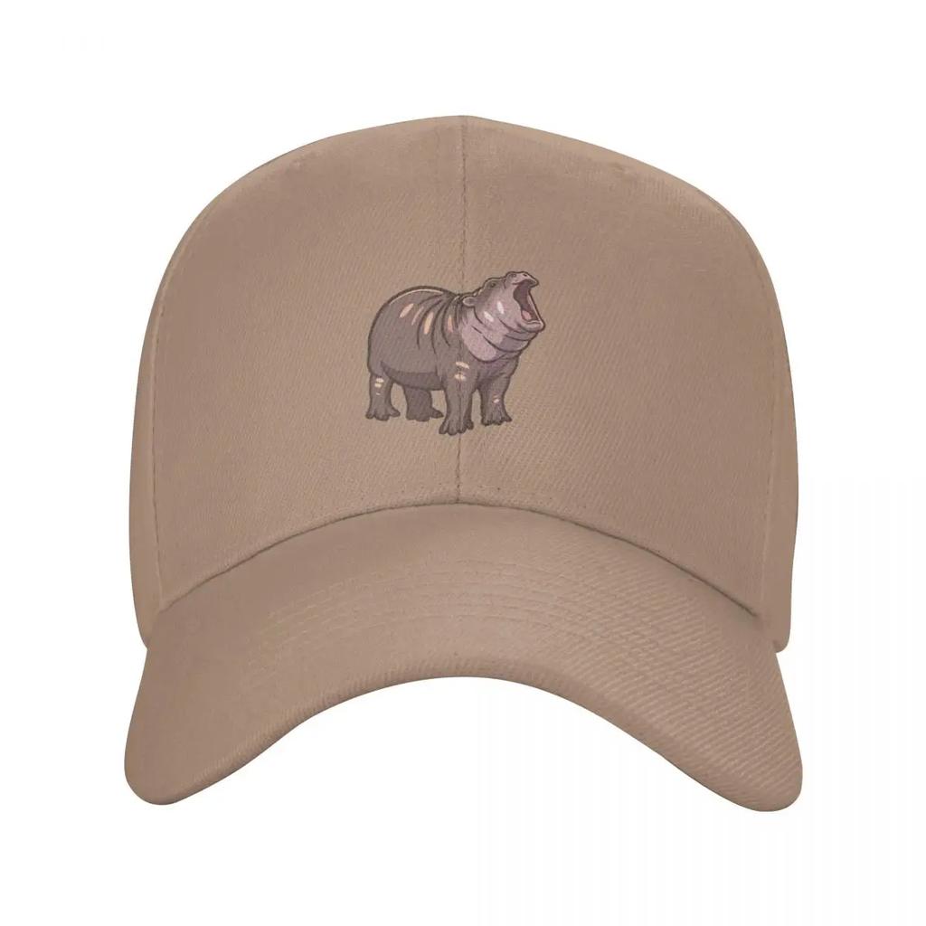 Moo Deng the Roaring Hippo Baseball Cap Golf Hat Unisex Fishing Caps Unisex Golf Wear Unisex Womens