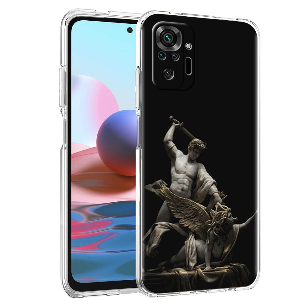 Phone Case For Xiaomi Redmi Note 15 14 5G 13 12 10 11 Pro Plus 4G 14C 13C 12C Soft TPU Cover Ancient greek sculpture